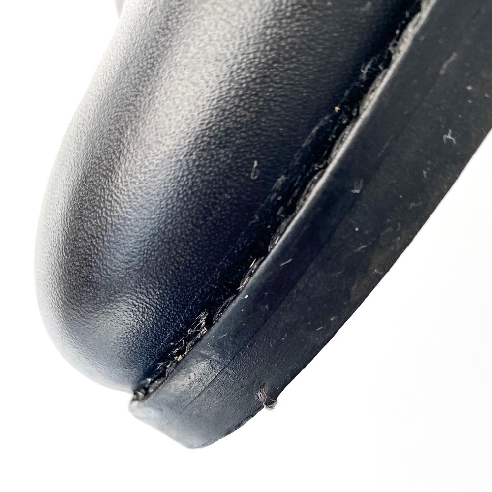 Topshop Black Leather Chelsea Boots Size EU 38/US 7.5 - Picture 5 of 7